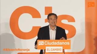 C's - José Luis Cifuentes. Acto Municipales y Autonómicas en Alicante 20/05/2015