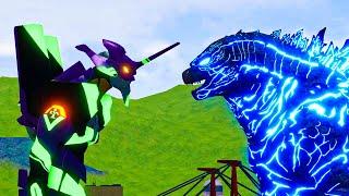 Godzilla 2024 Vs Eva 01 (Roblox Kaiju Arisen)