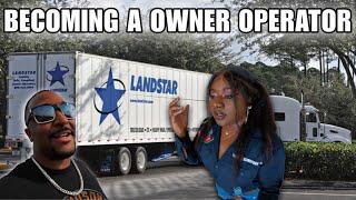 BUYING A SEMI TRUCK AND BECOMING A OWNER OPERATOR “ TRUCKING FOR LANDSTAR