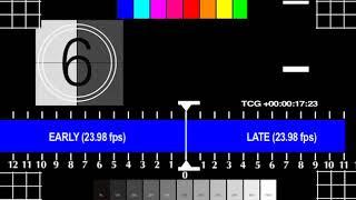 Audio Video Sync Test & Calibration 23 976fps