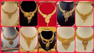 Latest 22k gold Necklace designs with weight and price @Sanchitassimplelife