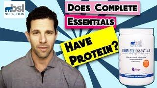 Does Complete Essentials Have Protein? - BSL Nutrition