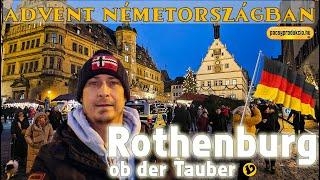  Advent Németországban (ROTHENBURG) ⭐️ #rothenburg #advent #deutschland