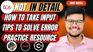 How to take Input in TCS Coding Exam ? | Tips & Resources for practice | PYTHON | C++ | JAVA
