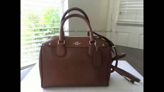 COACH MINI BENNETT IN CROSSGRAIN LEATHER 57521