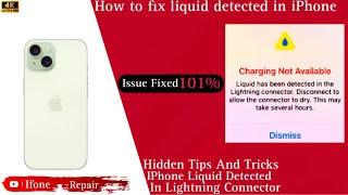 How To Fix Liquid Detected | Liquid Detected in Lightning connector | #viral #apple #technology