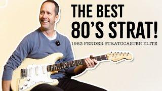 The BEST 80's Stratocaster? - 1983 Fender Stratocaster Elite | Martin Meets