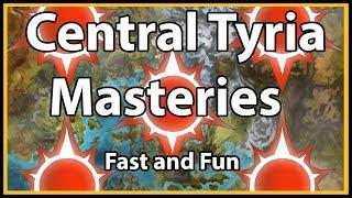 Guild Wars 2 - Central Tyria Masteries (Fast and Fun)