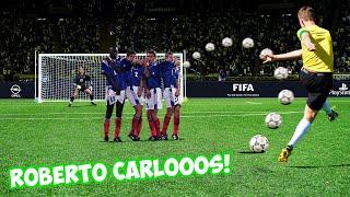 TOP 10 FOOTBALL FREE KICKS OF ALL TIME RECREATED