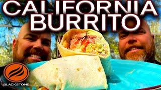 THE BEST CALIFORNIA BURRITO with CARNE ASADA and FRIES MADE ON THE BLACKSTONE GRIDDLE! EASY RECIPE