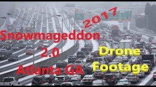 Snowmageddon 2018 | 2017 ?!?!? Atlanta Ga Drone Footage DJI