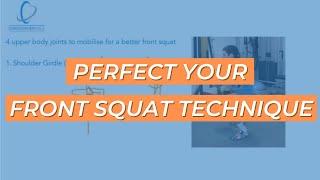 Improve your Front Squat Mobility: The upper back, shoulders and wrist