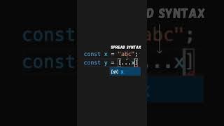 JavaScript ES6: How to convert a string into an array with the spread syntax