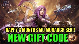 NEW GIFT CODE HAPPY 3 MONTHS MU Monarch SEA!!