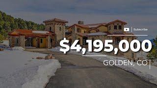 Custom Mountain Masterpiece - 484 Spring Ranch Drive, Golden Colorado