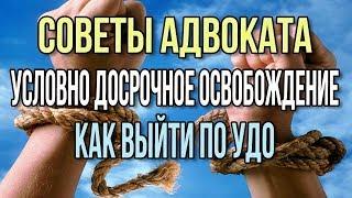 Условно-досрочное освобождение. Ч. 1 Как выйти по УДО. Советы уголовного адвоката.