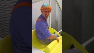 Go Down the Slide with Blippi! |Indoor Playground #shorts | Fun Learning Educational Videos For Kids