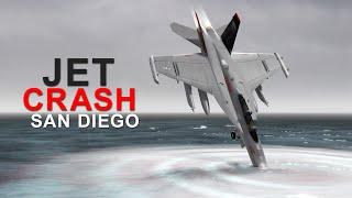 Jet Crash San Diego | EA18-G Growler