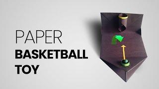 DIY Mini Basketball Toy Hoop with Paper – Fun DIY Craft!