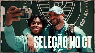 SELEÇÃO BRASILEIRA TREINA NA CASA DO PALMEIRAS