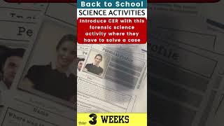 Creative and Fun Back to School Science Activities for the First Weeks!