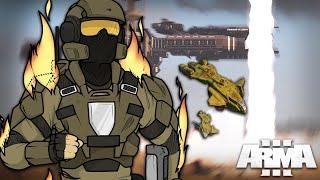 Trying To Escape a Planet Minutes Before Glassing | Arma 3 HALO