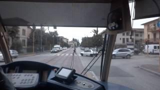 Fronte vista della  Padova Tram da Stazione FS a Pontevigodarzere