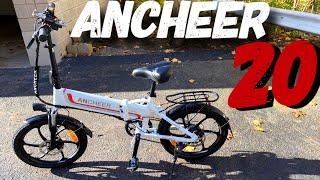 Ancheer 20 Ebike Unbox Setup and Ride #ebike