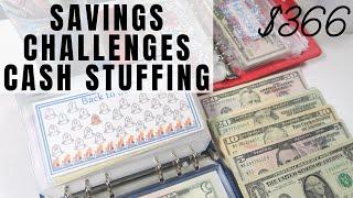 CASH STUFFING SINKING FUNDS |$366 | PRACTICAL BUDGET | JORDAN BUDGETS