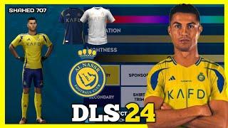 DLS 24 || Al - Nassr New Kits 24/25 In Dls 24 || lmport Ronaldo Al - Nassr New Jersey In Dls 24 ||