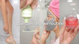 RELAXING SHOWER PAMPER ROUTINE! SHOWER ROUTINE 2022 * UNWIND WITH ME *