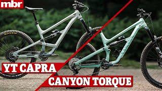 Direct-sales Enduro Bikes Review: Canyon Torque Vs YT Capra | MBR