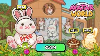 FREE!!  UNLOCK SECRET CUTE ITEMS IN AVATAR WORLD  PAZU