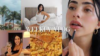 weekly vlog l calm mornings, spend days w me, weekend, cooking, giveaway