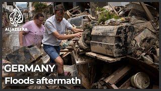 Germany floods: Historic town buried in mud