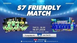  LIVE: TRUNG HẬU FC  LONG REDBULL FC GIAO HỮU BÓNG ĐÁ SÂN 7 SÀI GÒN