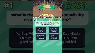 NBA 2K25 IQ Test: What's the Backend(PF)'s role in a Stack Rotation? #nba2k #nba2k25 #2kdefense