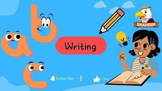 LETTER A, B AND C | WRITING | KINDERGARTEN LETTERS| SHAHEEN DIGIKIDS