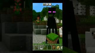 Encounter with Enderman | TJS Gaming | #minecraft #enderman #minecraftsurvival #shorts