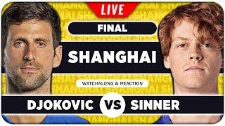 DJOKOVIC vs SINNER • ATP Shanghai 2024 Final • LIVE Tennis Watchalong Stream