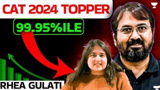 Detailed Discussion On CAT Prep Journey of a 99.95%iler  CAT 2024 Topper!