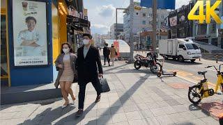 【4K】 Walking around Anyang Street - Walking Around Seoul Korea  (4k Ultra HD 60fps)