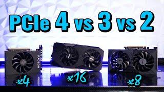 PCie Gen 2 vs 3 vs 4, RX 6500 XT vs RTX 3050 Gaming Benchmarks.