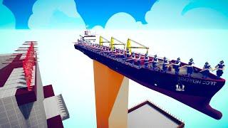 Ship-to-Tower Attack Tournament | Totally Accurate Battle Simulator TABS