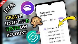 NEW! Textnow Unlimited Account | How to Create Unlimited Textnow Account 