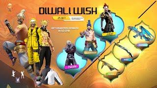 DIWALI WISH EVENT FREE FIRE 2024, NEW DISCOUNT EVENT FF | FF NEW EVENT | FREE FIRE NEW EVENT