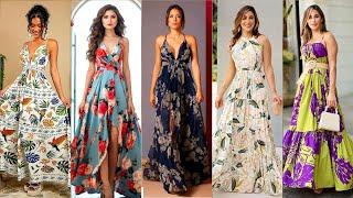 casual vacation dresses 2025 | ladies long casual dresses | summer maxi dress women md