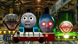 Train Thomas vs Choo Choo Charles vs Hell Charles Train vs Cursed Thomas and Friends & Mcqueen Eater