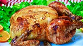 Cuando Hago Este Pollo al Horno en Navidad Siempre me Piden la Receta y quedan encantados!