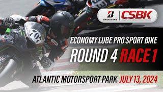 2024 Bridgestone CSBK - Economy Lube Pro Sport Bike Round 4, Race 1 at Atlantic Motorsport Park